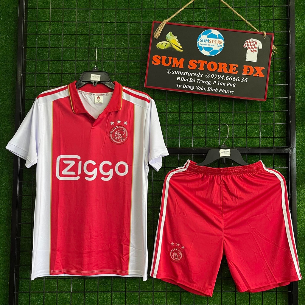 Quần Áo Bóng Đá Ajax Đỏ Có Cổ 22 Dk - Áo Đấu Hot 2022 Cực Đẹp | Shopee Việt  Nam