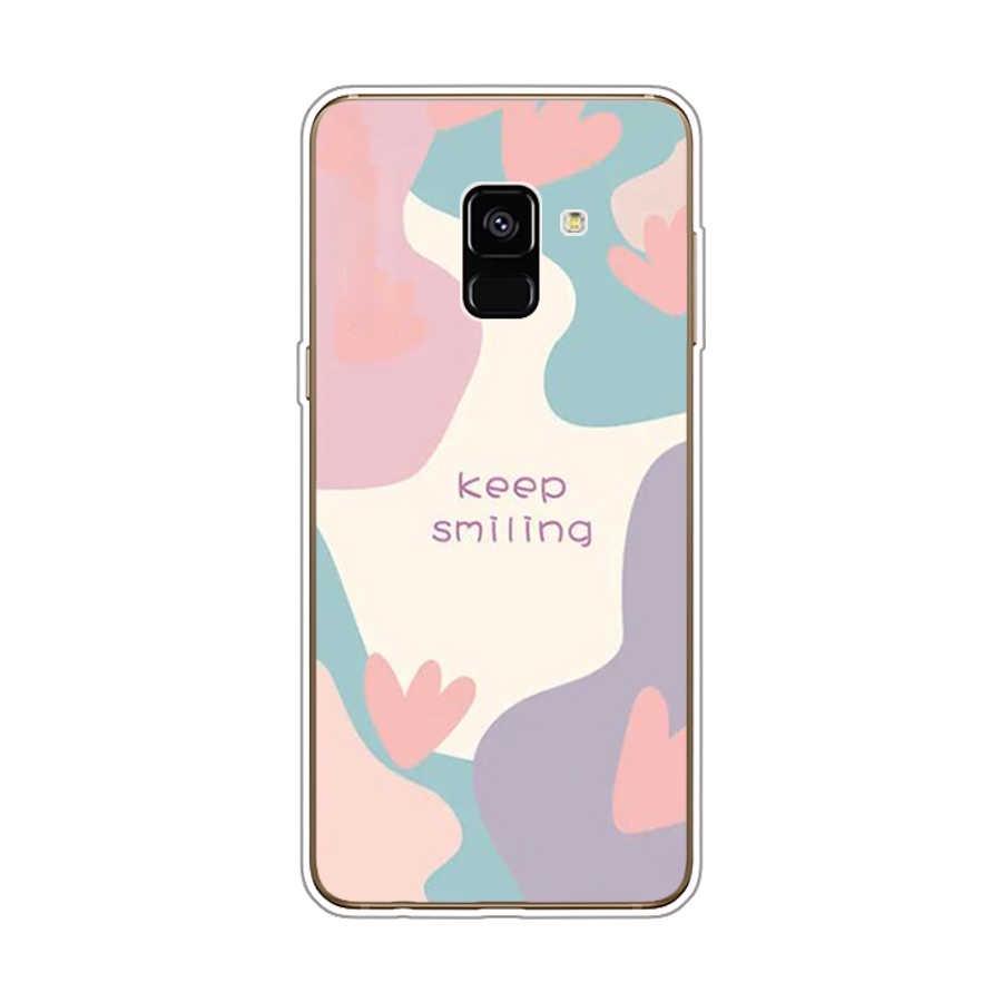 Ốp Điện Thoại TPU Dẻo In Họa Tiết Độc Đáo Thời Trang Cho Samsung Galaxy A8 plus 2018 A6 2018 plus