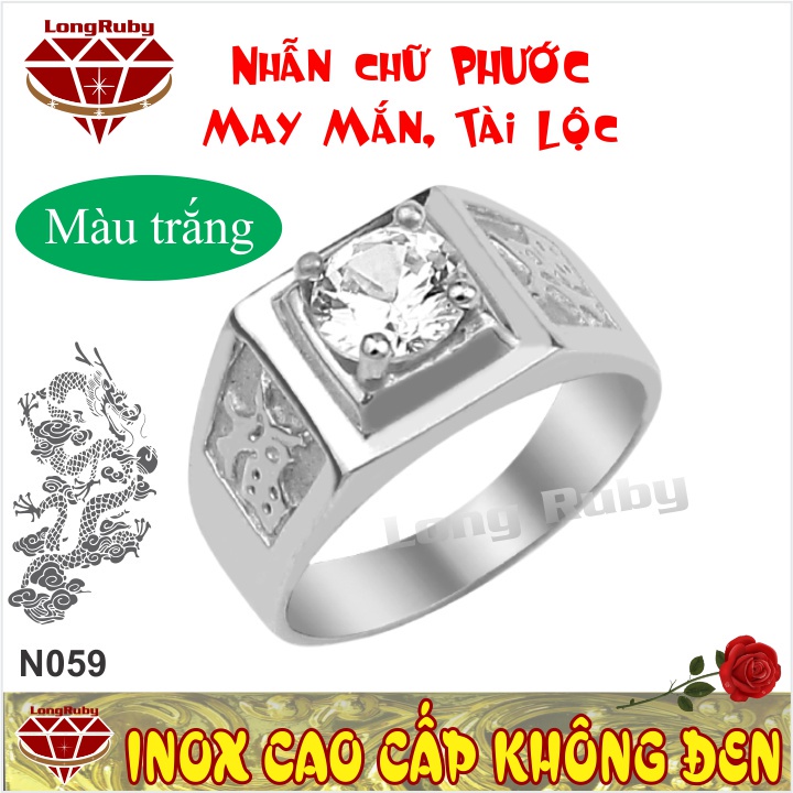 Men's Titanium Steel Ring by Kho Trang Sức Giá Gốc