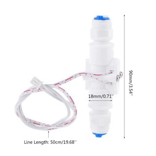 1/4 NPT Water Flow Switch PE Tube Dispenser Purifier Liquid Flow Sensor Switch
