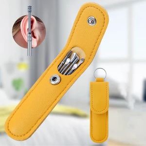 Bộ Lấy Ráy Tai 6 Món Tiện Lợi Làm Bằng Thép Không Gỉ. Chăm Sóc Tai Chuyên Nghiệp