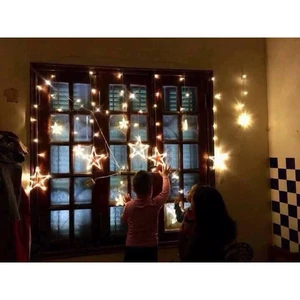 Đèn led sao trang trí Noel, tết 12 sao lớn nhỏ.