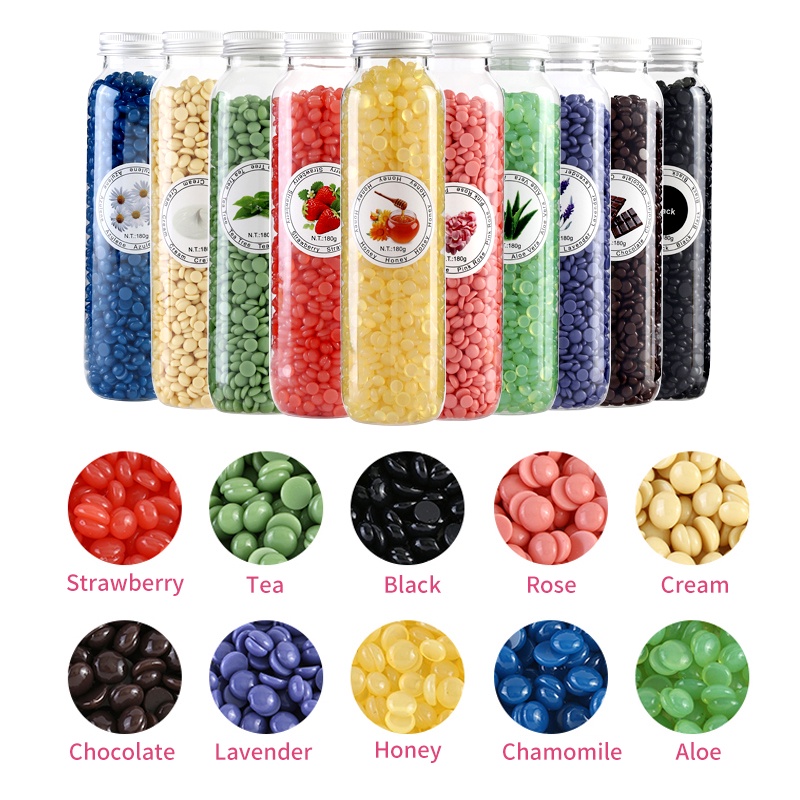 Ảnh Sáp làm rụng lông RUOALL Đậu que 180G Sáp nóng rắn 1