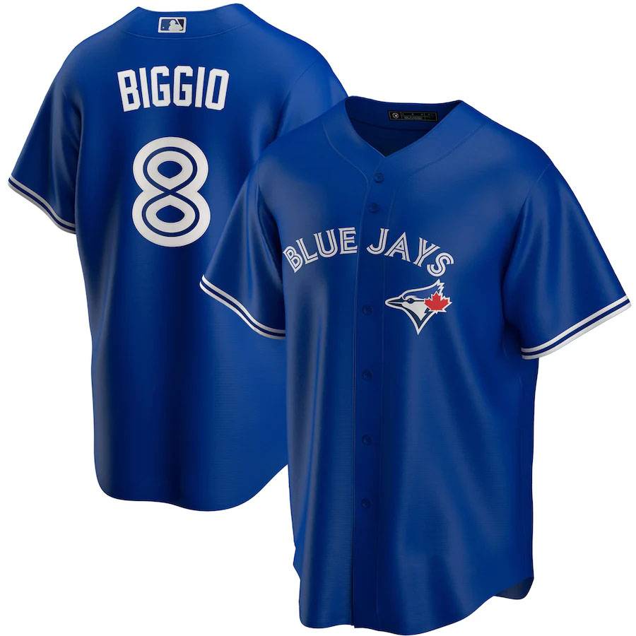 Áo Jersey Thể Thao Toronto Blue Jays cổ điển, phù hợp mọi kích cỡ