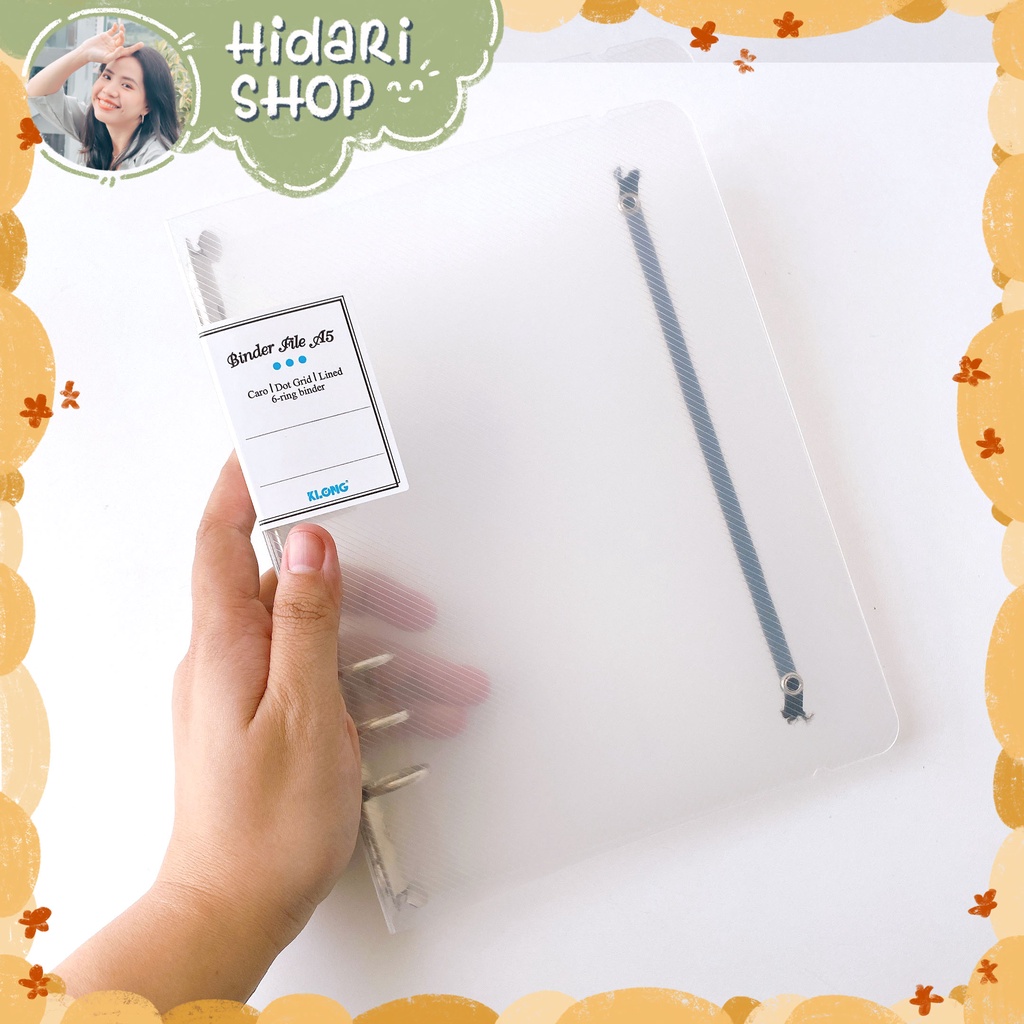 Binder File còng sắt A4 A5 B5 - File còng nhựa A4 A5 B5 Klong - Hidari ...