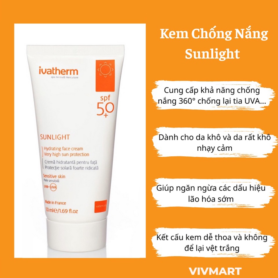 Kem chống nắng ivatherm - Giá Tốt, Miễn Phí Vận Chuyển, Đủ Loại ...