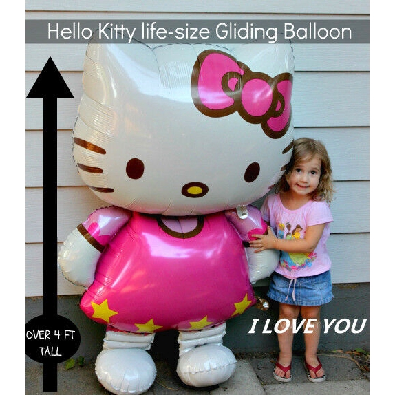 SANRIO Bong Bóng Lá Nhôm Hình Mèo Hello Kitty Cỡ Lớn Trang Trí Tiệc ...