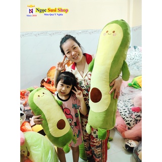GỐI ÔM TRÁI BƠ NHỒI BÔNG SIÊU DÀI