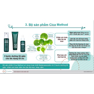 Kem Dưỡng Ẩm, Ngừa Mụn Và Phục Hồi Tổn Thương Do Mụn Cica Method 50g