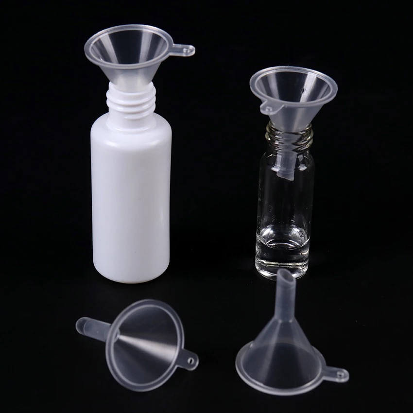 Bộ 5 / 10 phễu nhựa mini dùng chiết nước hoa/ tinh dầu tiện lợi