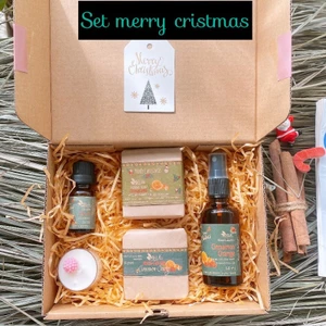 quà tặng Noel - set Merry Christmas - Tinh Dầu Hà Na