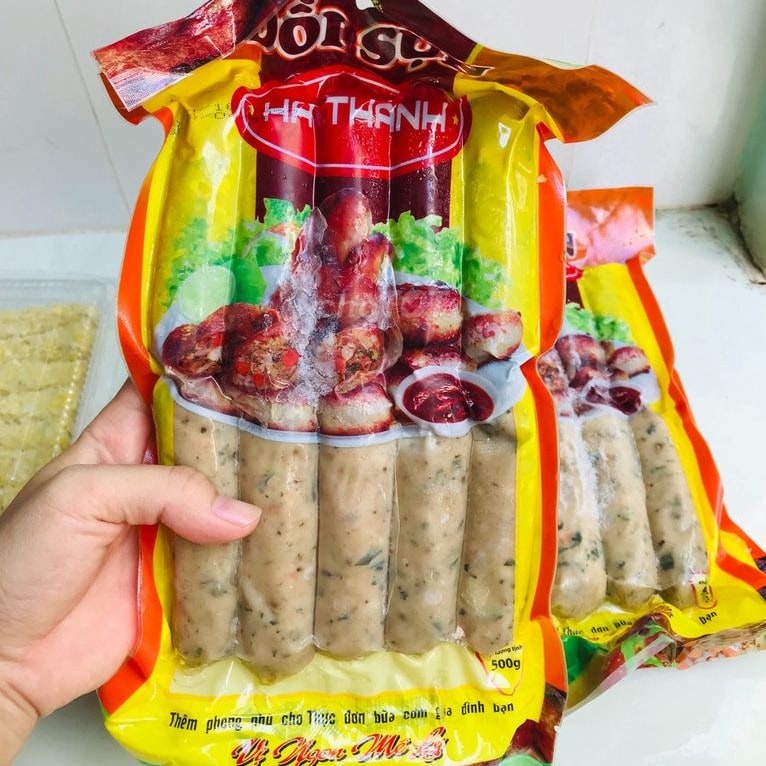 500g Dồi sụn non Hà Thành_ Chiên ăn liền