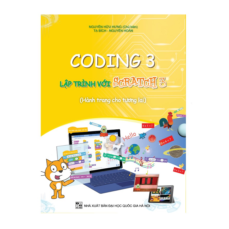 [Mã BMLTB35 giảm đến 35K đơn 99K] Sách Coding 3 lập trình với Scratch 3 (Dành cho học sinh lớp 3)