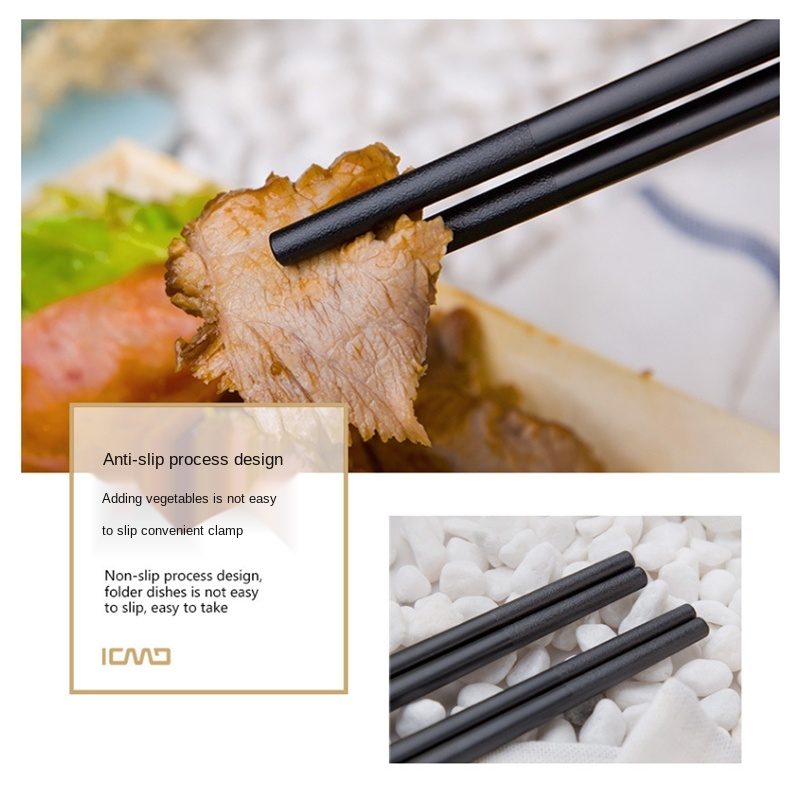 Đũa Tái Sử Dụng Sợi Thủy Tinh 10 Đôi - Reusable Fiberglass Chopsticks 10 Pairs | Đũa Nhà Hàng Nhật Bản Chuyên Dụng Sushi - Japanese Restaurant Sushi Chopsticks for Asian Cuisine
