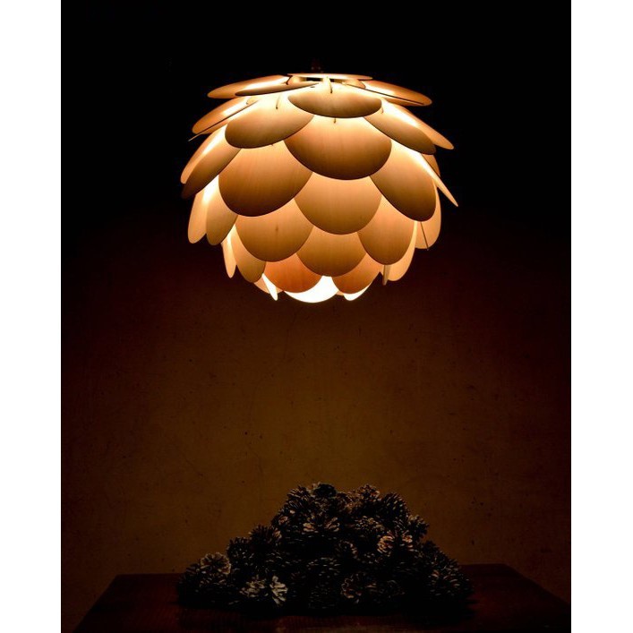 Đèn Gỗ decor trang trí nội thất DIY 019