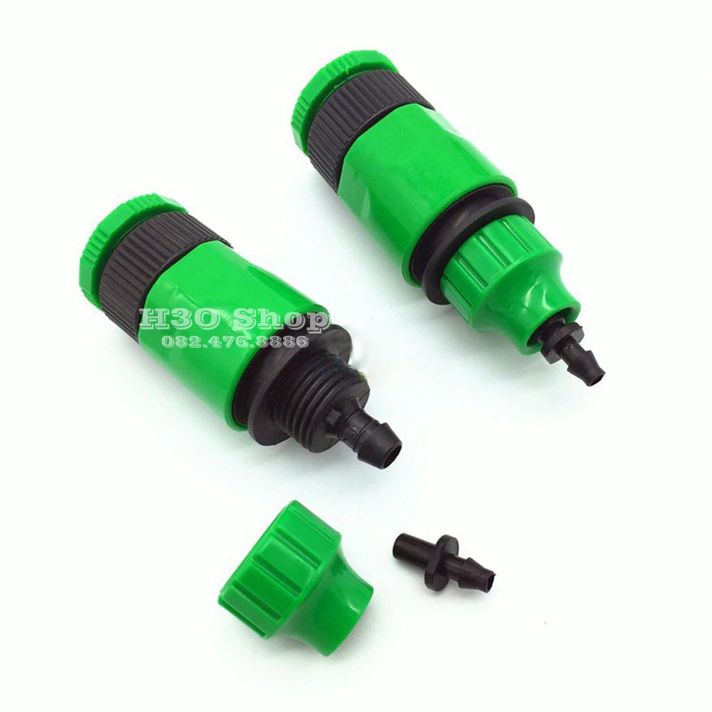 Bộ Nối Nhanh Kèm Khớp Nối Với Vòi Nước Tưới Cho Hệ Thống Tưới- Ống 6-8mm