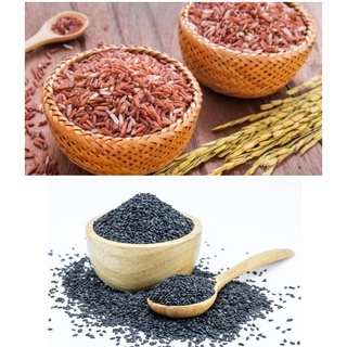 bột gạo lứt mè đen nguyên chất hộp 500G
