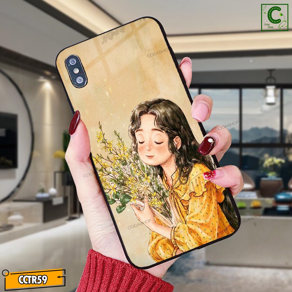 Ốp iPhone Mặt Kính Nano Dẻo - Vẻ Đẹp Dịu Dàng Của Em
