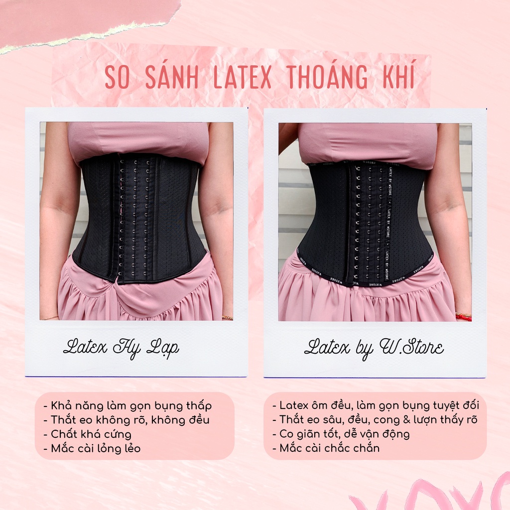 Ảnh Gen Nịt Bụng Sau Phẫu Thuật Hút Mỡ - Định Hình Eo Giảm Mỡ - Latex Lưới Gymie WSTORE 25 Xương, Thông Hơi - Corset Chuẩn 1