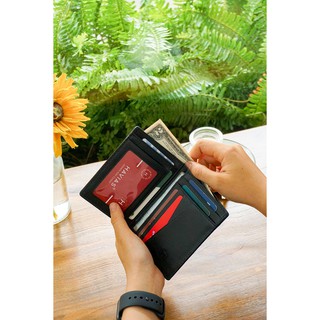 Ví Da HAVIAS Da Bò Veg nhập khẩu 100% dáng đứng gập đôi ví da nam nữ unisex Modern Minimalist nhỏ gọn VERZIP2