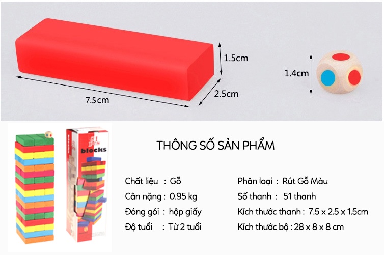 Đồ Chơi Rút Gỗ S-Kids - Bé vui chơi