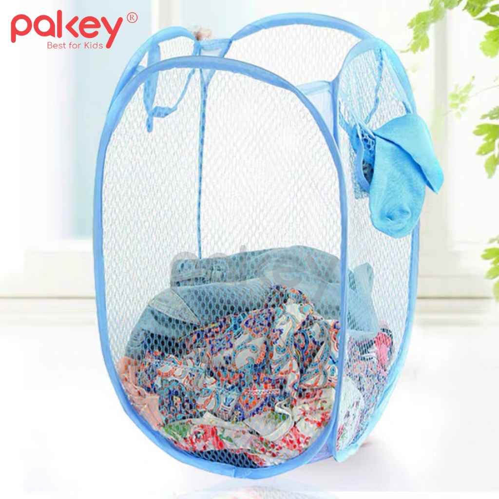 Giỏ Đựng Bóng Cho Bé PAKEY Dễ Gấp Gọn Màu Sắc Họa Tiết Ngộ Nghĩnh