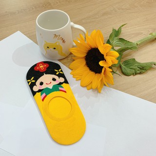 [MUA 2 TẶNG 1]Tất vớ nữ cổ thấp hanbok Hàn Quốc Kikiya cao cấp W-N-039 (Chính Hãng)