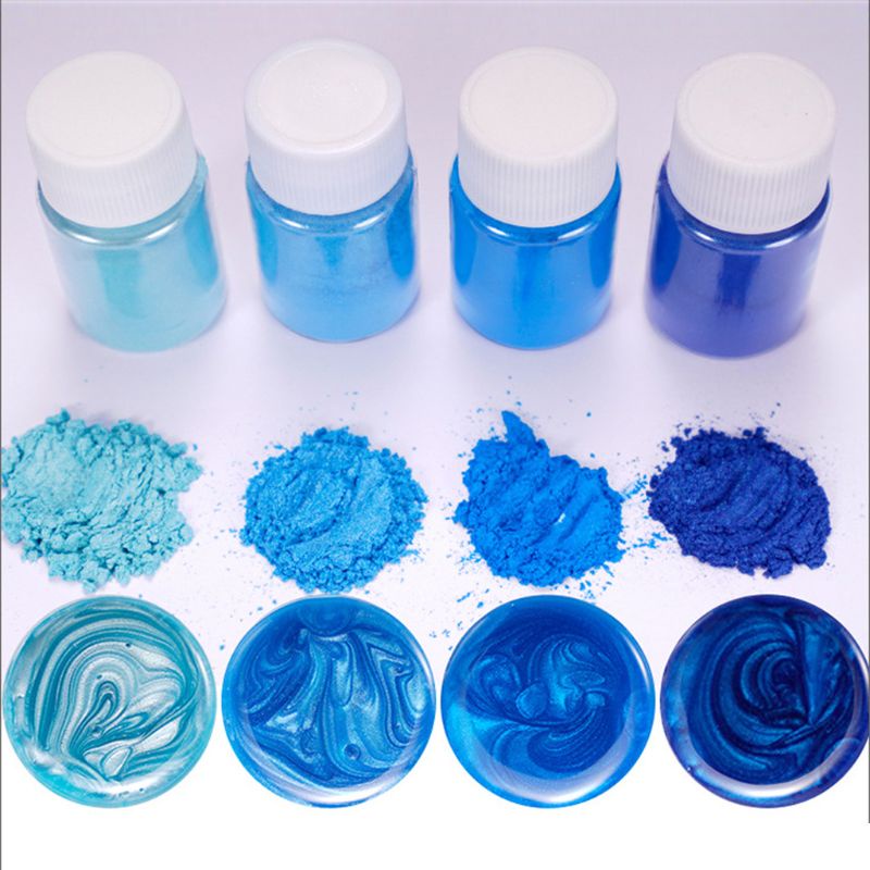 ...Bột mica 21 màu - dùng để tô son bóng, xà phòng và nhuộm epoxy DIY...