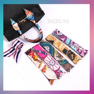 Combo 3 Khăn Lụa Quấn Túi Xách - Khăn Quàng Cổ buộc Tóc Đa Năng Nữ Phụ Kiện Thời Trang Hàn Quốc