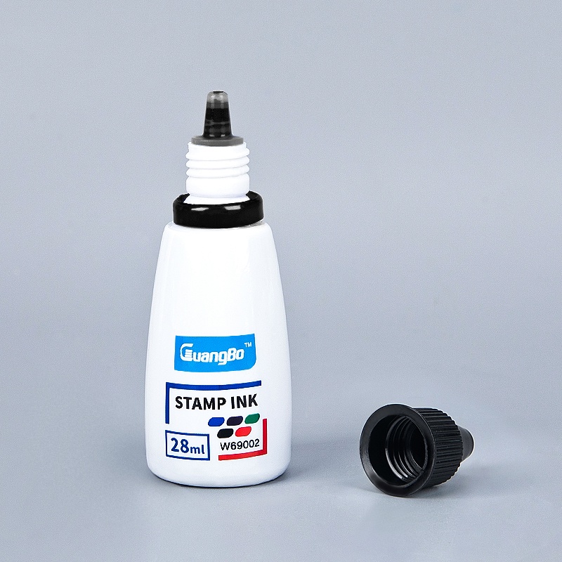 Mực đóng dấu GuangBo 28ml 3 màu xanh - đỏ - đen 69002 | Shopee Việt Nam