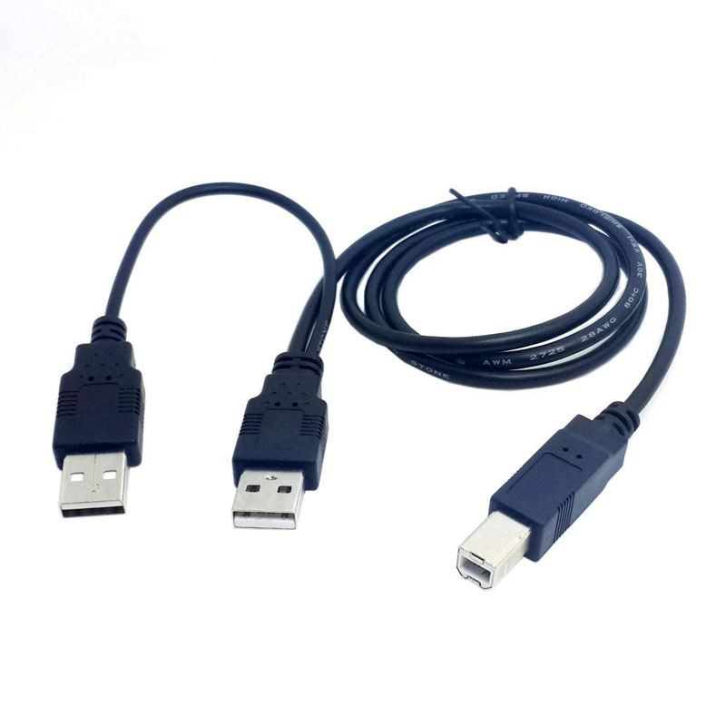 Dây cáp mở rộng hình chữ Y đầu cắm USB 2.0 80cm cho máy in/ máy scan ...