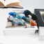 Unstop * Handmade Ngón Tay Cái Đánh Dấu Trang Pha Lê Nhựa Dính Khuôn Sách Giá Đỡ Trang Khuôn Silicon DIY Đọc Phụ Kiện Castin