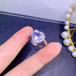 ❤ Cổ Điển Nguyên Bản Thời Trang Tình Yêu Thạch Anh Tím Nữ Nhẫn Thời Trang Dễ Thương Thú Tội Trang Sức Cưới