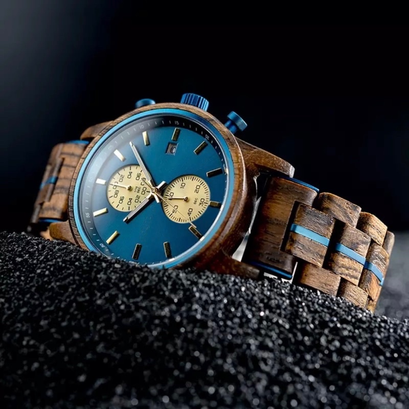Đồng hồ đeo tay nam vỏ gỗ WoodWatch GT116
