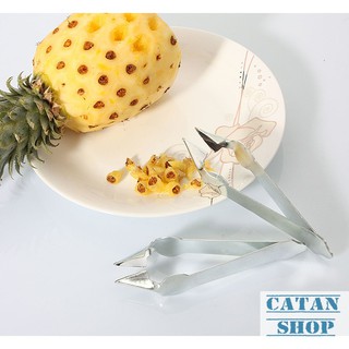 Combo dao và nhíp gọt thơm, dao cắt mắt thơm, mắt dứa siêu nhanh , siêu tiện dụng GD24-2DNGT