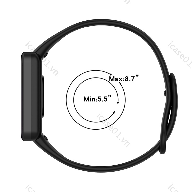 Dây đeo đồng hồ bằng silicone cho Redmi Smart Band Pro