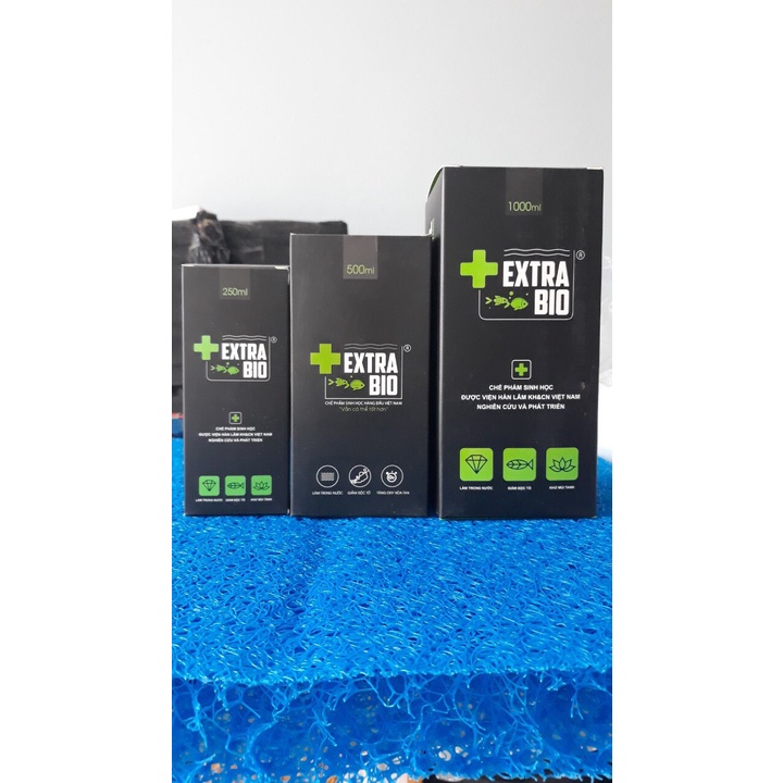 250,500,1000ml Men vi sinh EXTRA BIO,chế phẩm sinh học làm trong và khử mùi hôi tanh cho bể cá cảnh,hồ KOI.