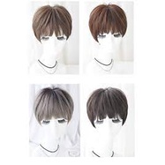 [TẶNG LƯỚI TRÙM] TÓC TOMBOY/ TÓC TÉM ĐỦ MÀU CAO CẤP HÀN QUỐC CÓ DA ĐẦU