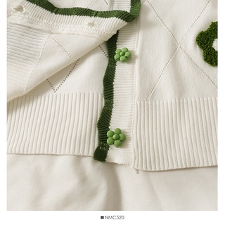 Áo Khoác cardigan Dệt Kim Tay Dài Cổ Chữ V Dáng Ôm Phong Cách Hàn Quốc Thời Trang Cho Nữ