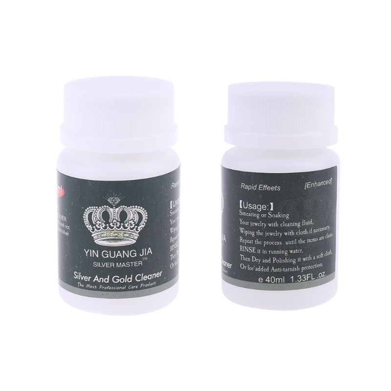 Chất tẩy rửa đánh bóng trang sức xi mạ vàng/ bạc chuyên dụng 40ml