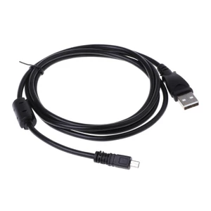 Cáp dữ liệu USB máy ảnh BTM UC-E6 Dây 1 5M cho Sanyo Pentax có vòng từ tính