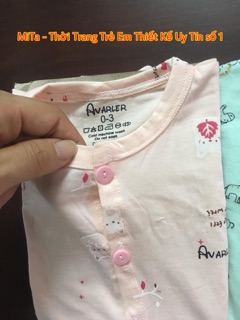 [BỘ XUẤT NHẬT] Bộ dài tay cho bé Avaler chuẩn xịn vải petit mềm mịn, thông thoáng - Quần áo trẻ em HÀNG HIỆU VIỆT NAM