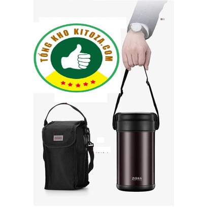 Hộp Cơm Giữ Nhiệt 2.5lít 4 Tầng Inox sus304  Kèm Bộ Thìa Đũa-cao cấp-sang trọng-tiện dụng-thế hệ mới tongkhokitoza.com