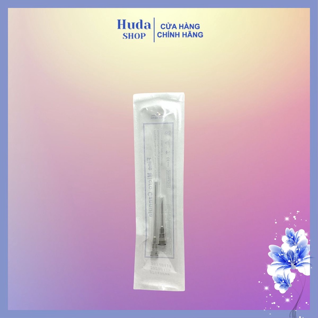 Kim đầu tù tiêm Filler HA cấy mỡ có sẵn kim mồi TIME MACHINE Cannula 27G size 70mm cao cấp