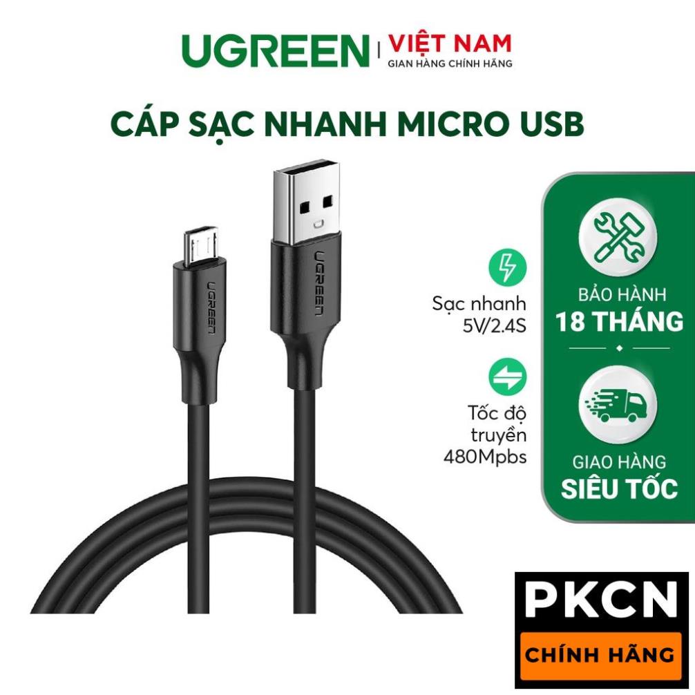 Cáp sạc và truyền dữ liệu Ugreen US289 cổng Micro USB 2.4A - Hàng phân ...