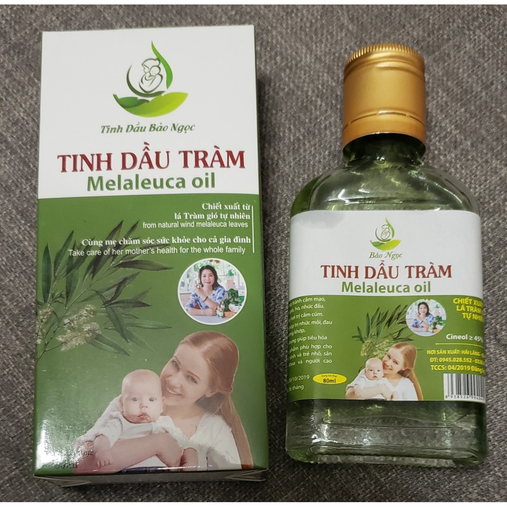 Tinh dầu Tràm nguyên chất Bảo Ngọc, 100% chiết xuất tự nhiên. SX tại Quảng  Trị,100 ml