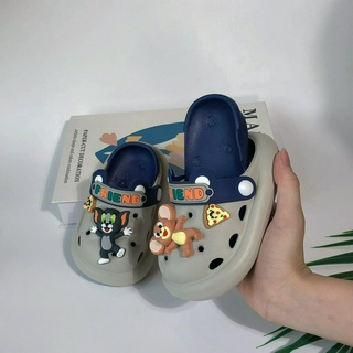 Dép sục cho bé gắn sticker TOM,Jerrry chất liệu nhựa EVA siêu nhẹ đế có thể tháo rời để vệ sinh(A05)