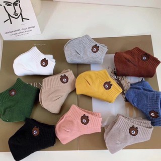 SET 10 ĐÔI VỚ GẤU CỔ NGẮN KÈM TÚI ĐỰNG Tiện Lợi
