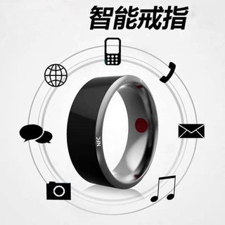 NFC Smart Ring Công nghệ màu đen Vòng Bluetooth Năng lượng mặt trời Đa chức năng Nhiệt độ Android Magic Sa