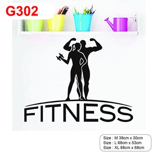 Decal dán trang trí phòng GYM, tạo động lực, tăng sức tập, thu hút khách hàng P11